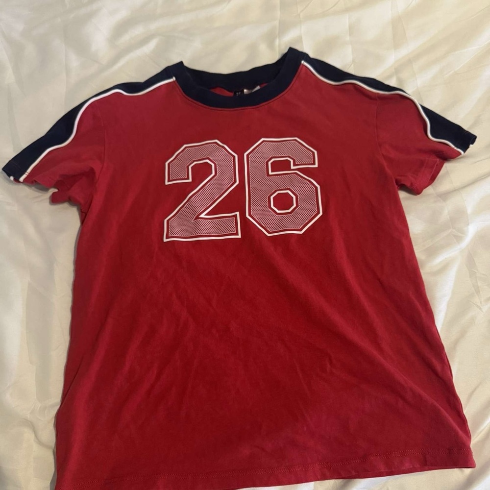 Red Shirt with Number 26